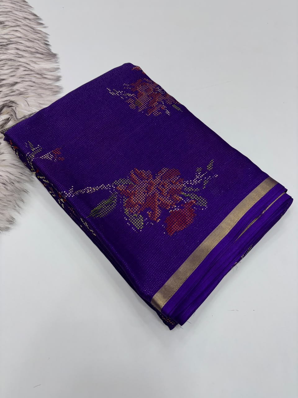 Scrupulous Function Wear Pure Soft Dola Silk Jacquard Border Print Rich Pallu Fancy Saree With Blouse Piece