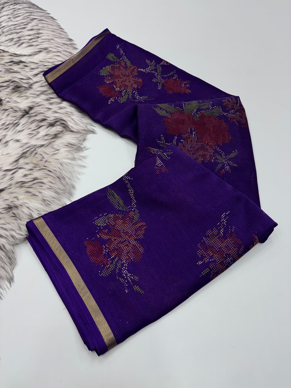 Scrupulous Function Wear Pure Soft Dola Silk Jacquard Border Print Rich Pallu Fancy Saree With Blouse Piece