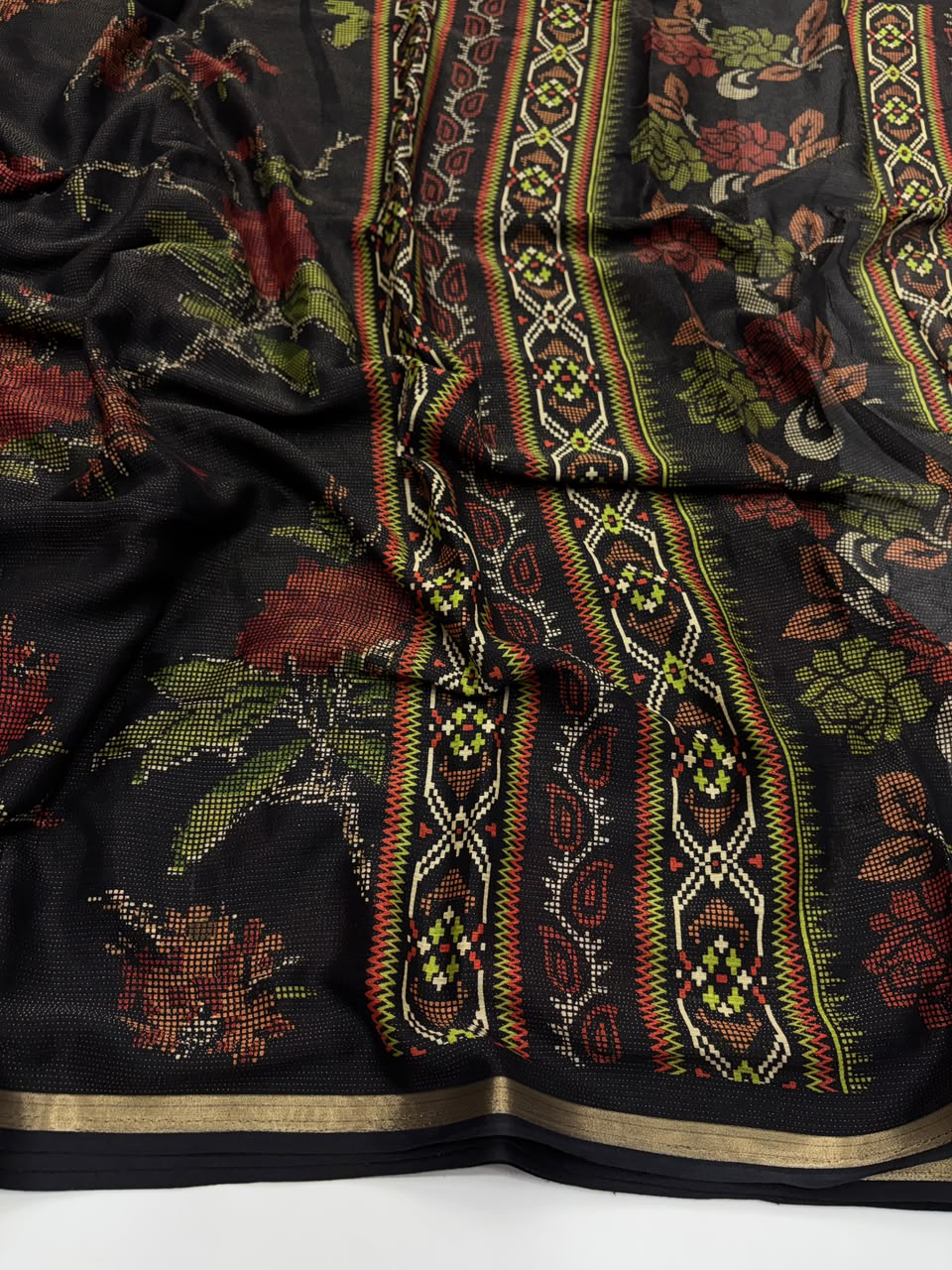 Scrupulous Function Wear Pure Soft Dola Silk Jacquard Border Print Rich Pallu Fancy Saree With Blouse Piece