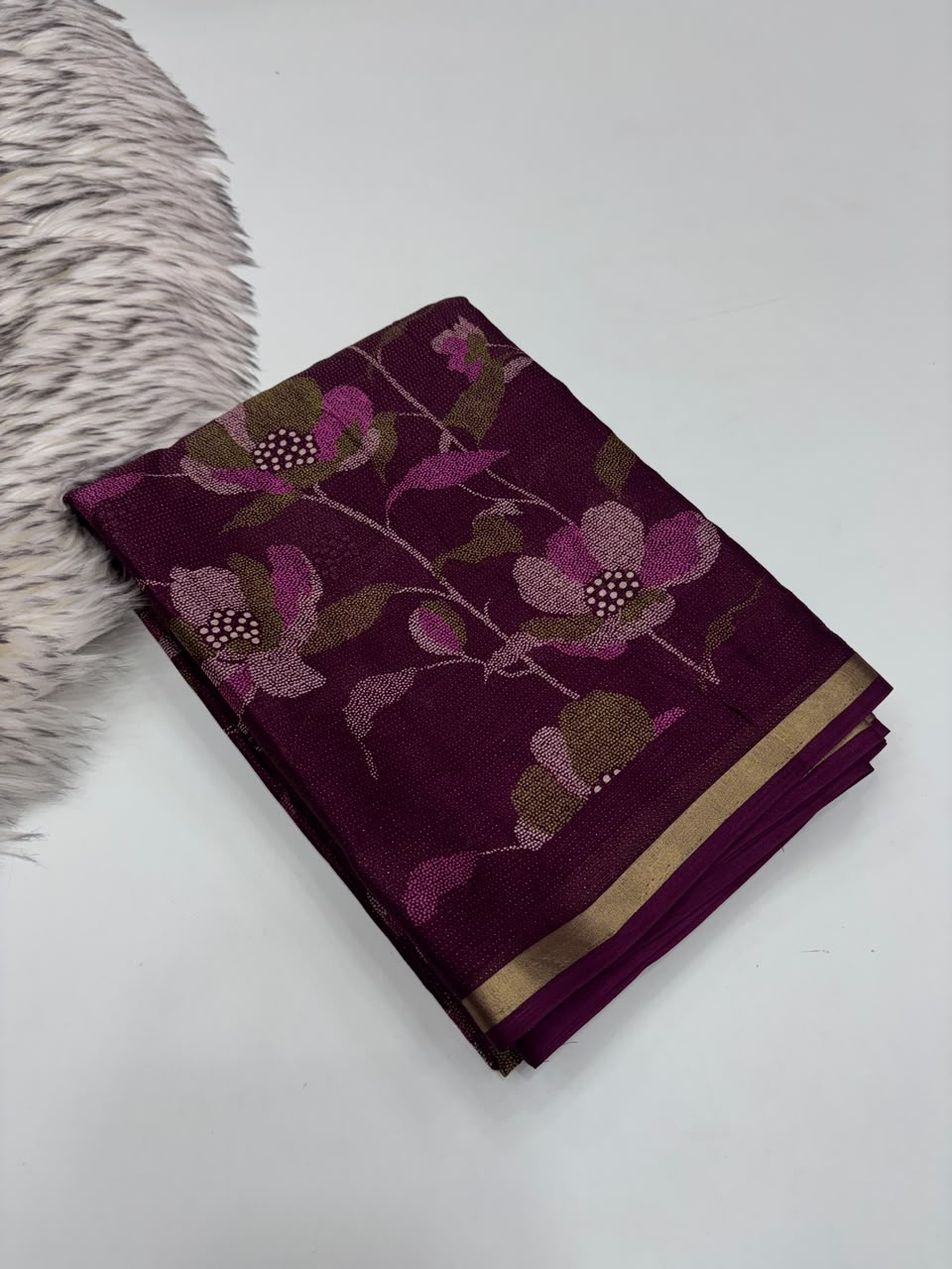 Fantabulous Function Wear Pure Soft Dola Silk Jacquard Border Print Rich Pallu Fancy Saree With Blouse Piece