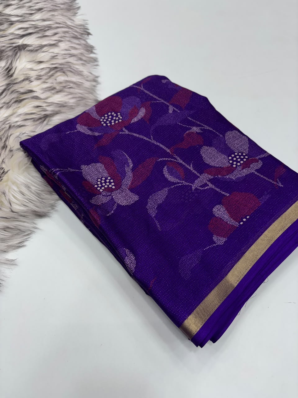 Fantabulous Function Wear Pure Soft Dola Silk Jacquard Border Print Rich Pallu Fancy Saree With Blouse Piece