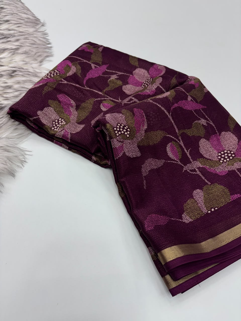 Fantabulous Function Wear Pure Soft Dola Silk Jacquard Border Print Rich Pallu Fancy Saree With Blouse Piece