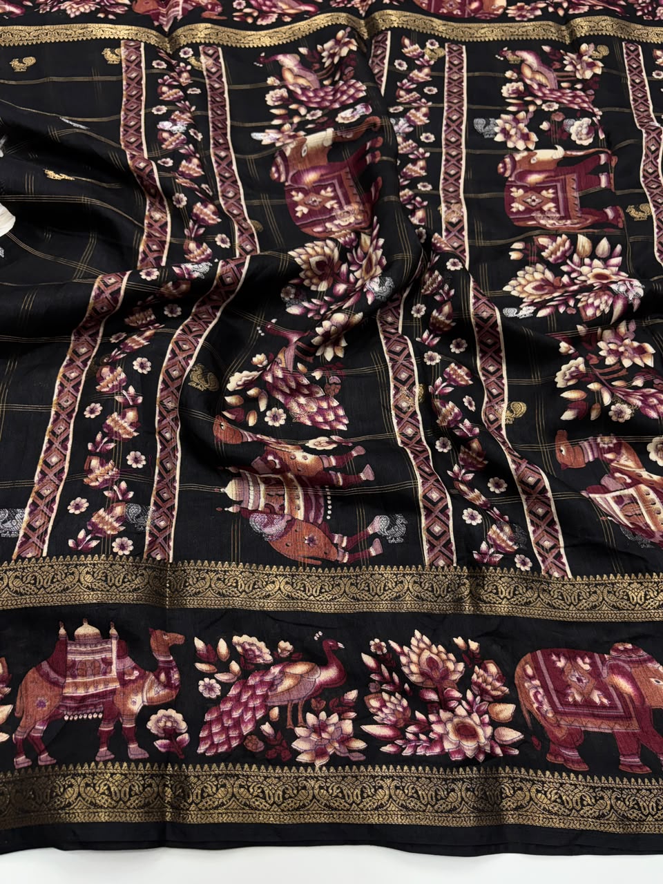 Effervescent Festive Wear Pure Soft Dola Silk Jacquard Border Rich Pallu Fancy Saree With Blouse Piece