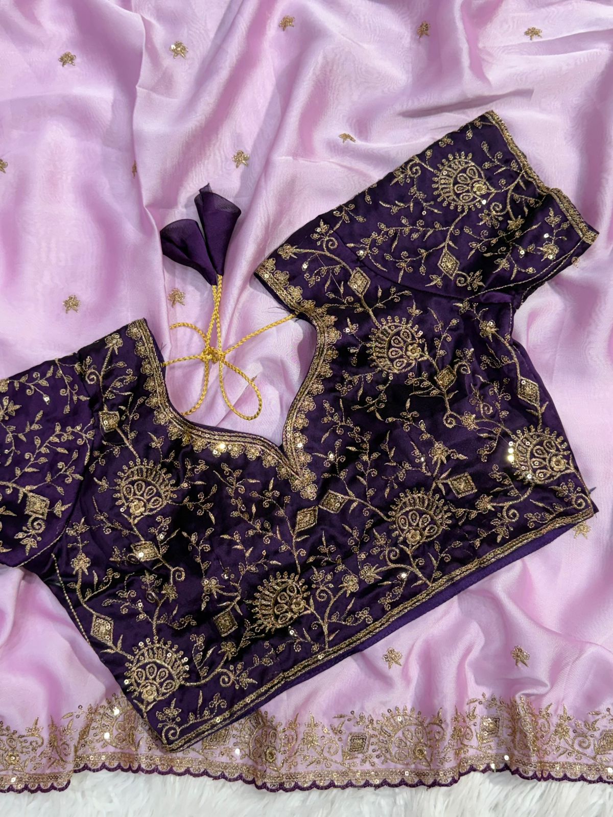 Divine Function Wear Soft Rangoli Silk Heavy Embroidery Work Designer Saree With Contrast Blouse Piece