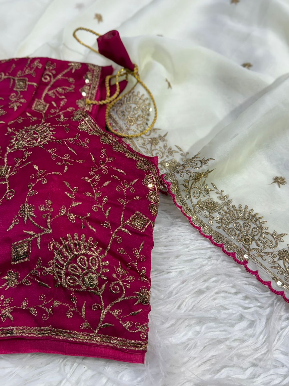 Divine Function Wear Soft Rangoli Silk Heavy Embroidery Work Designer Saree With Contrast Blouse Piece