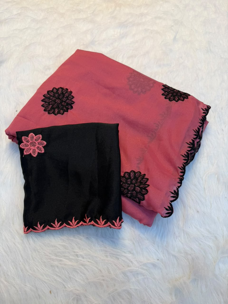Marvellous Party Wear Pure Soft Rangoli Silk Embroidery Thread Work Designer Saree With Blissful Blouse