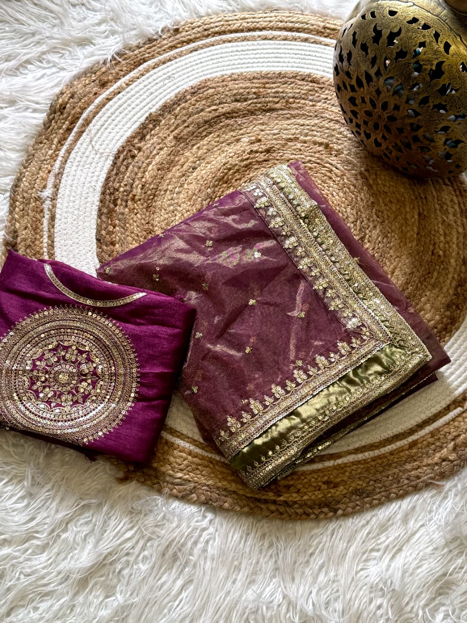 Exuberant Festive Wear Soft Silk Sequence n Embroidery Work Fancy Saree With Blouse Piece