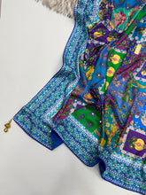 Load image into Gallery viewer, Ravishing Function Wear Soft Chinon Silk Print n Mirror Work Fancy Saree With Blissful Blouse Piece
