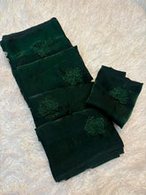 Load image into Gallery viewer, Prettiest Wedding Wear Silk Embroidery Thread n Beads Work Designer Saree With Blouse Piece
