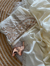 Load image into Gallery viewer, Artisanal Festive Wear Soft Crush Silk Siroski n Diamond Work Fancy Saree With Blouse Piece
