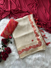 Load image into Gallery viewer, Graceful Function Wear Kota Doriya Gotapatti Work Fancy Saree With Blissful Blouse Piece
