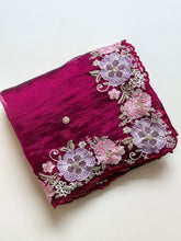 Load image into Gallery viewer, Charming Function Wear Soft Silk Embroidery Work Fancy Designer Saree With Blouse Piece
