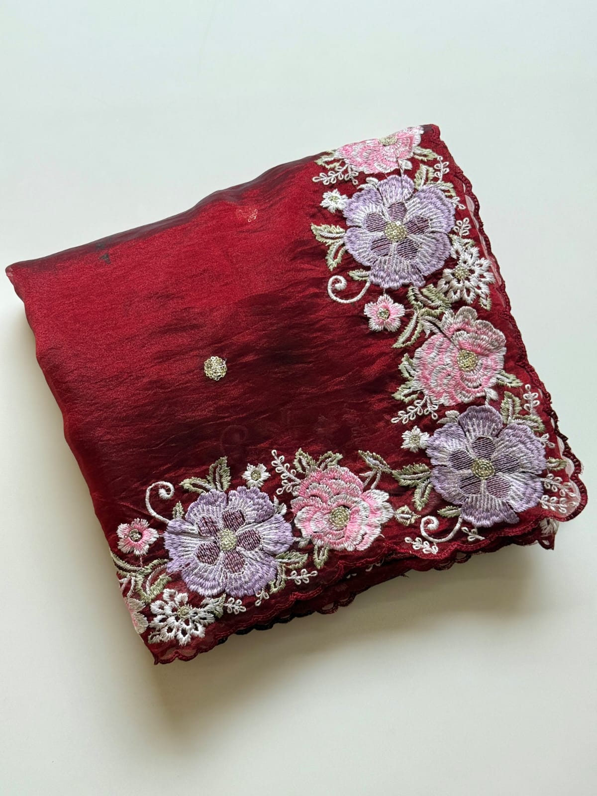 Charming Function Wear Soft Silk Embroidery Work Fancy Designer Saree With Blouse Piece