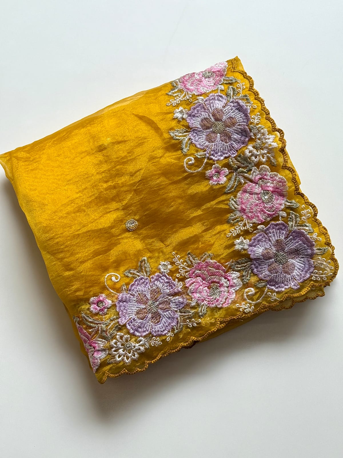 Charming Function Wear Soft Silk Embroidery Work Fancy Designer Saree With Blouse Piece