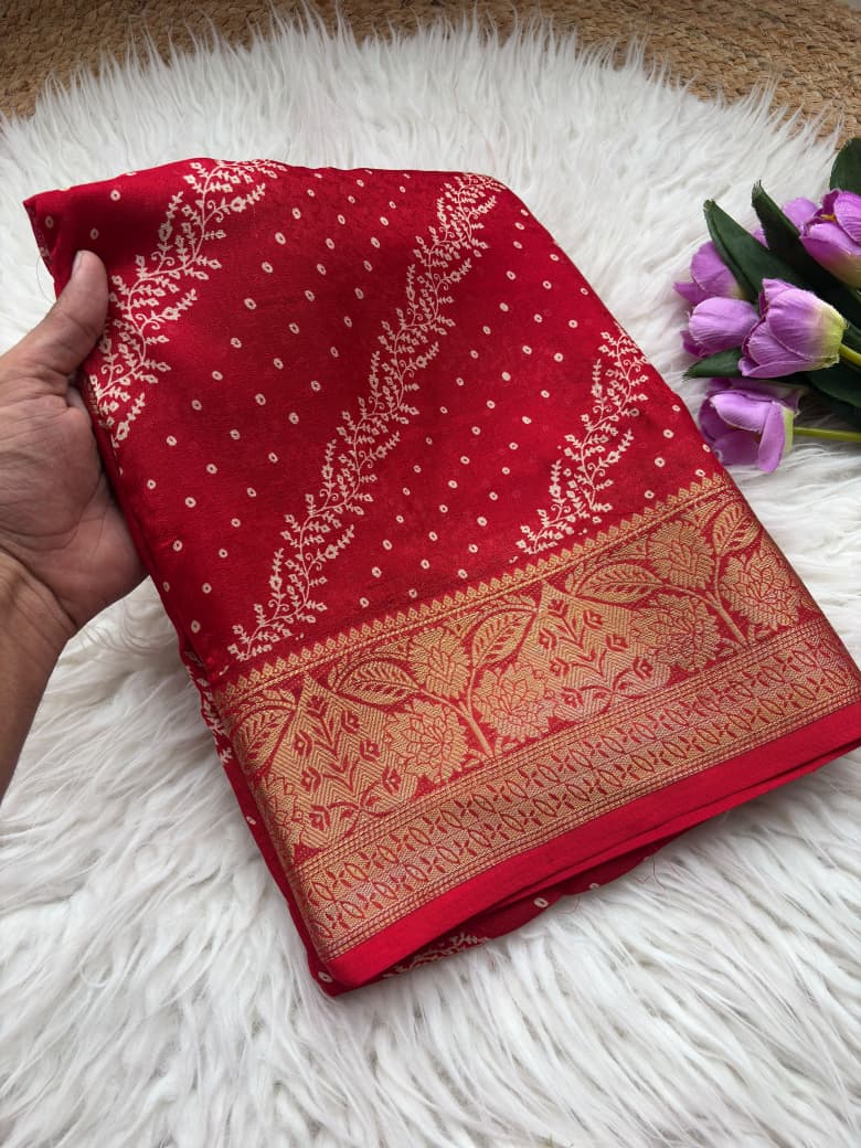 Incomparable Festive Wear Silk Jacquard Weaving Border n Rich Pallu Designer  Saree With Blouse Piece