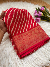 Load image into Gallery viewer, Quintessential Function Wear Silk Jacquard Weaving Border n Rich Pallu Fancy Saree With Blouse Piece
