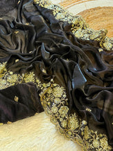 Load image into Gallery viewer, Luxuriant Wedding Wear Silk Embroidery Thread n Sequence Work Designer Saree For Occasion
