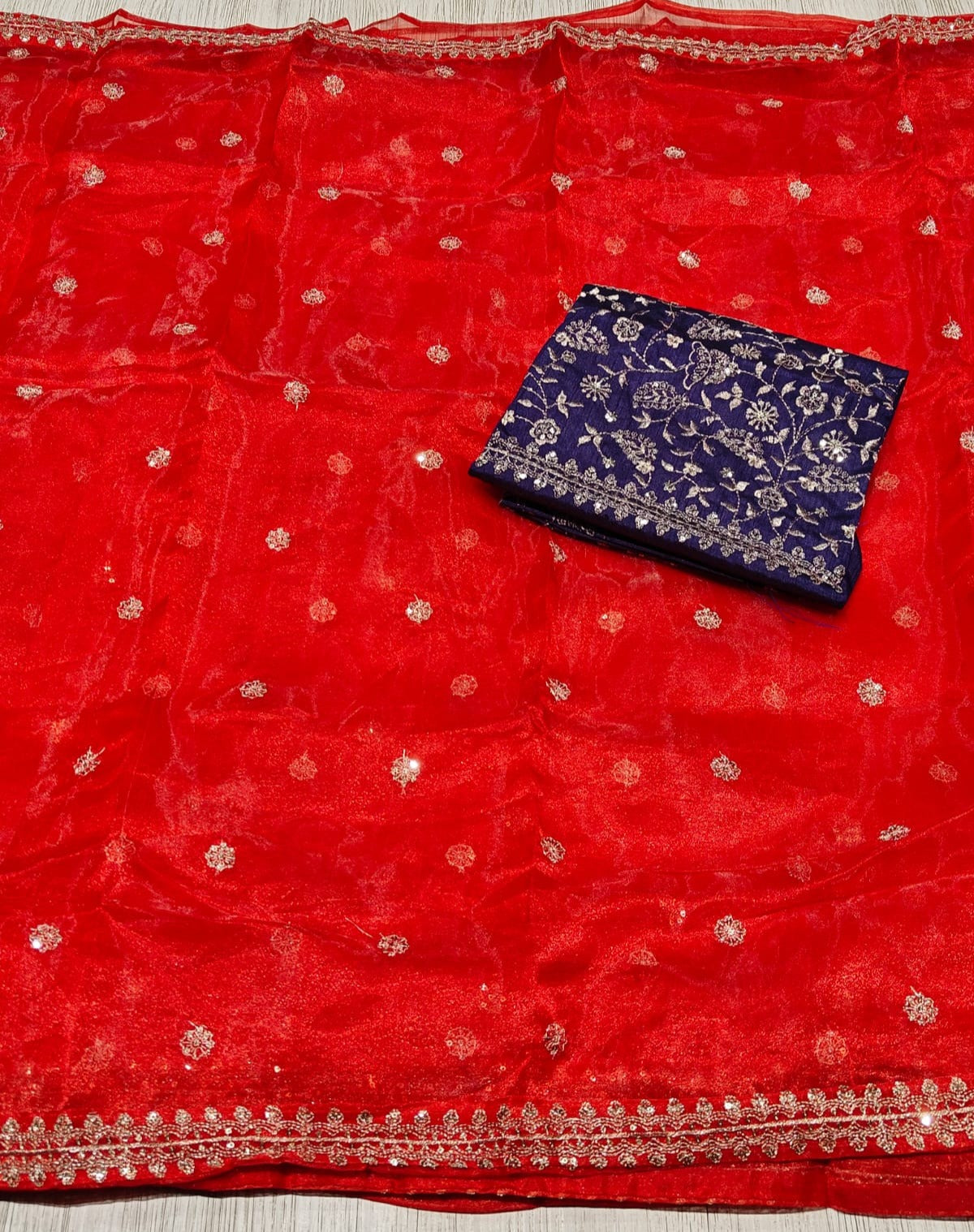 New Party Wear Net Heavy Embroidery Work Fancy Saree