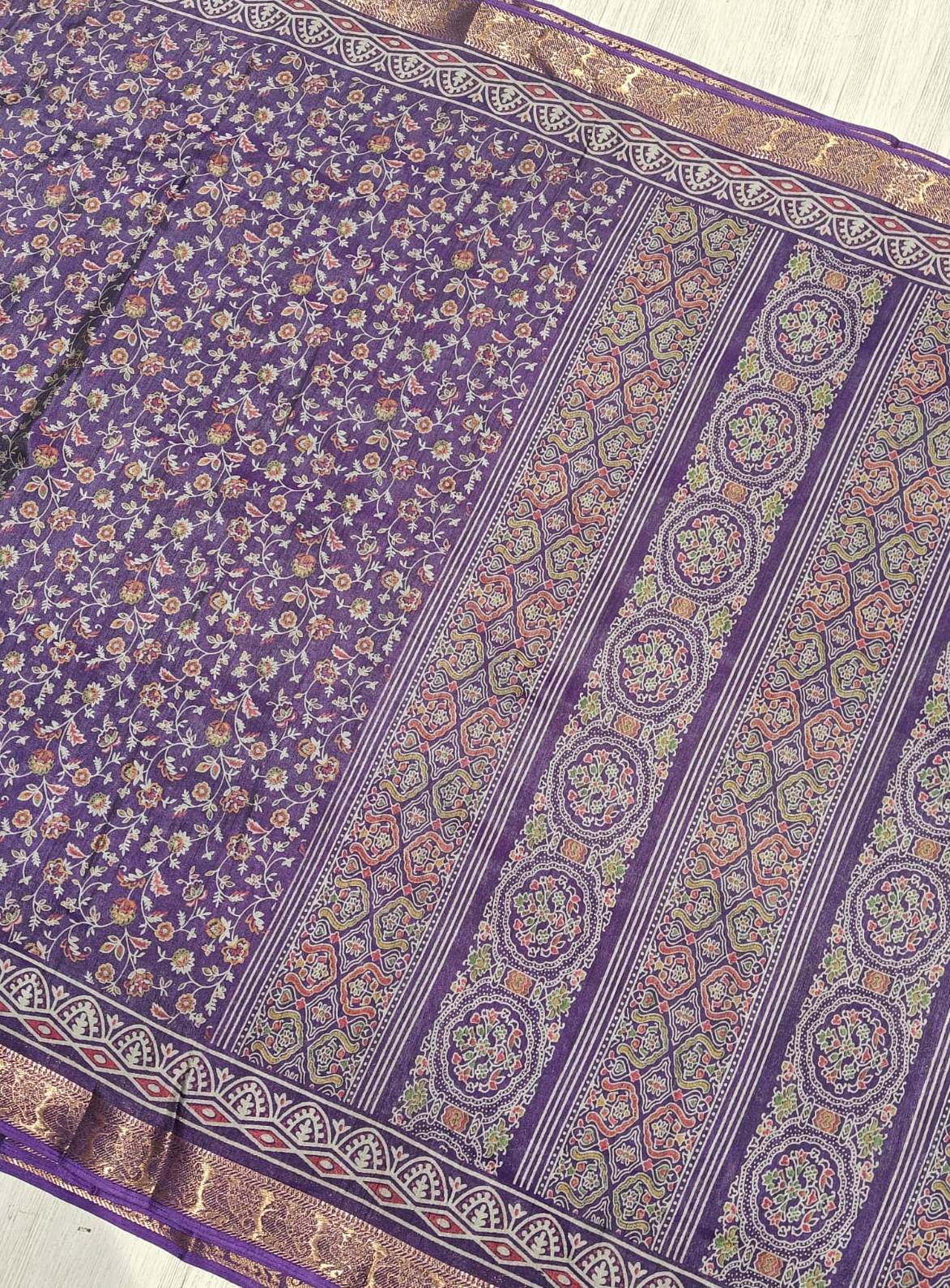 New Festive Wear Silk Zari Work Fancy Saree