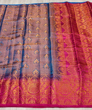 Load image into Gallery viewer, New Festive Wear Kanjivaram Silk Pure Zari Weaving Fancy Saree
