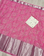 Load image into Gallery viewer, New Party Wear Organza Silk Jecquard Weaving Work Designer Saree
