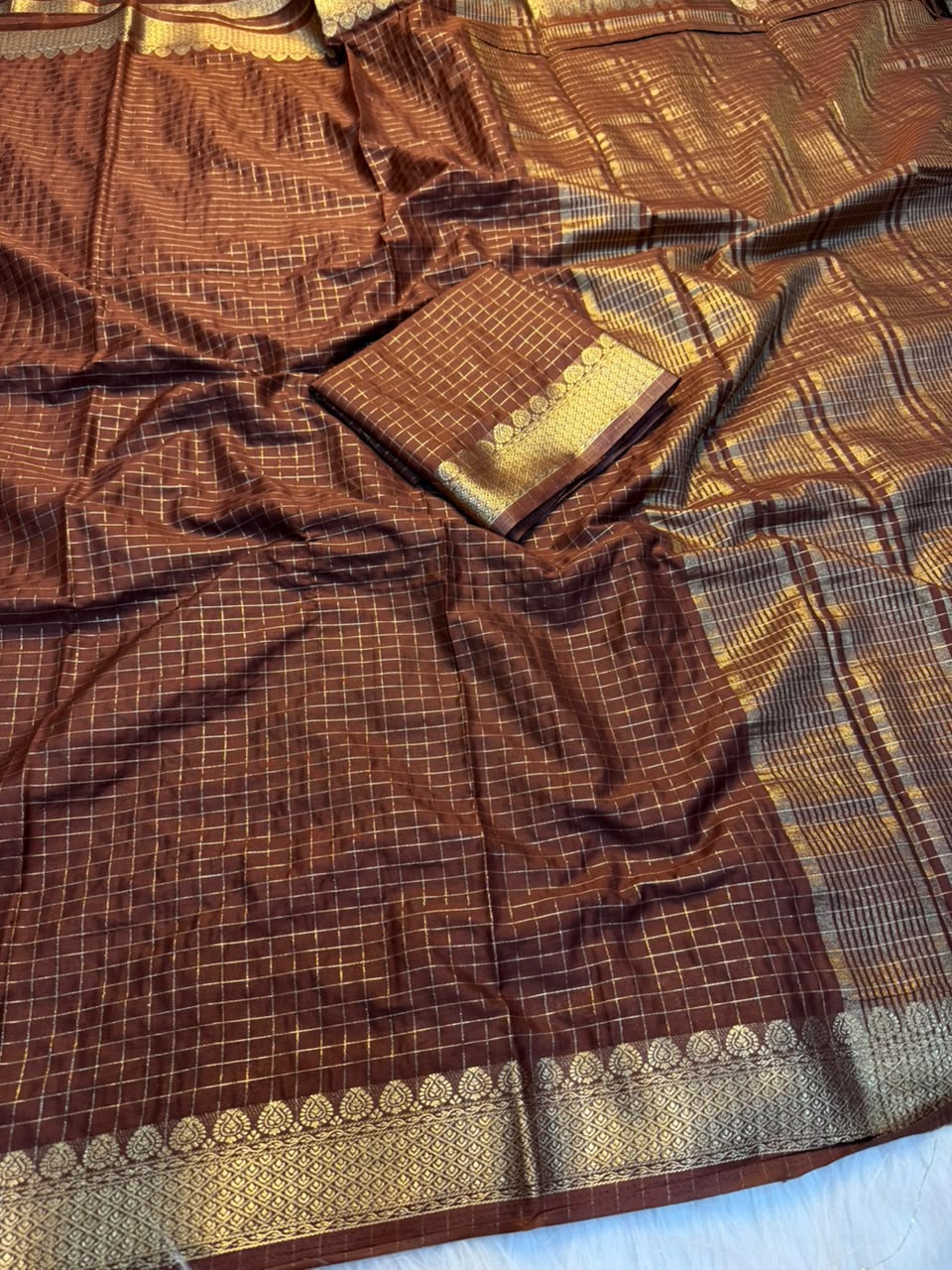 Desiring  Festive Wear Soft Tussar Silk Jacquard Weaving Work Rich Pallu Fancy Saree With Blouse Piece