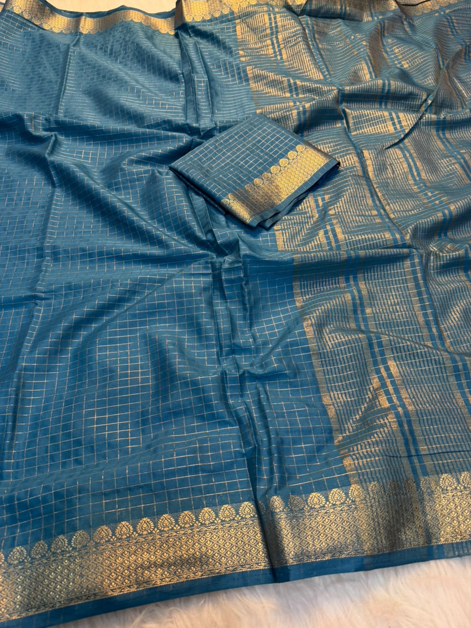 Desiring  Festive Wear Soft Tussar Silk Jacquard Weaving Work Rich Pallu Fancy Saree With Blouse Piece