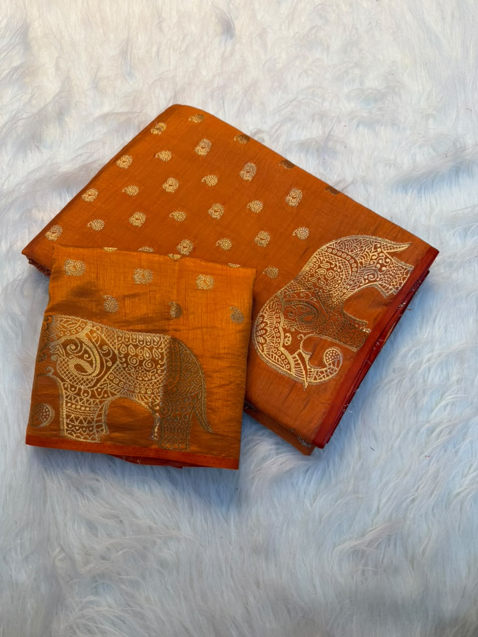 Incredible Festive Wear Soft Tussar Silk Jacquard Weaving Work Rich Pallu Fancy Saree With Blouse Piece