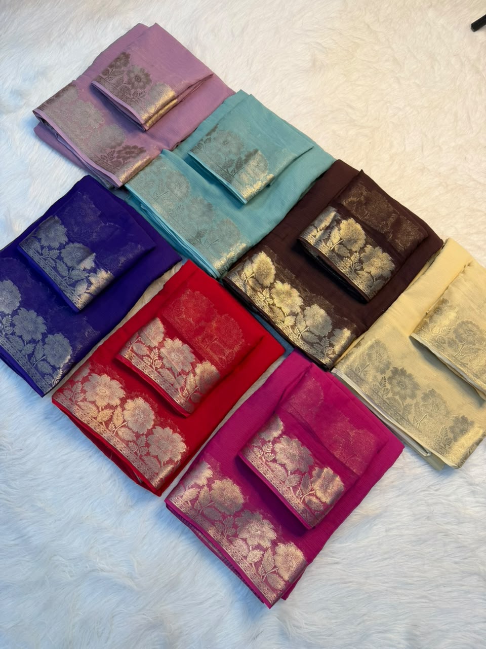 Contemporary Party Wear Viscose Silk Jacquard Border n Rich Pallu Fancy Saree With Blouse Piece