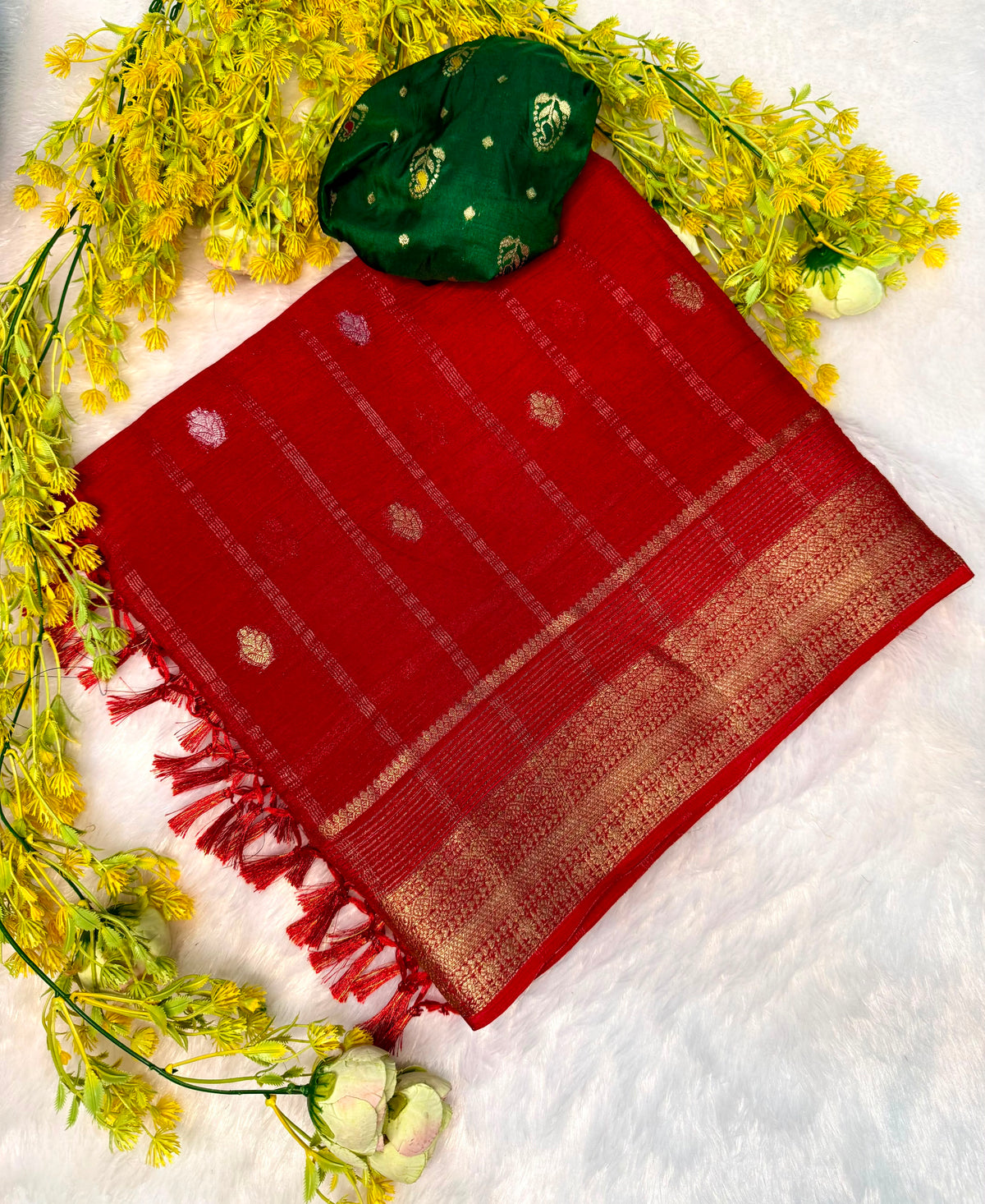 Delightful Function Wear Soft Chinon Silk Jacquard Work Designer Saree With Elegant Blouse Piece