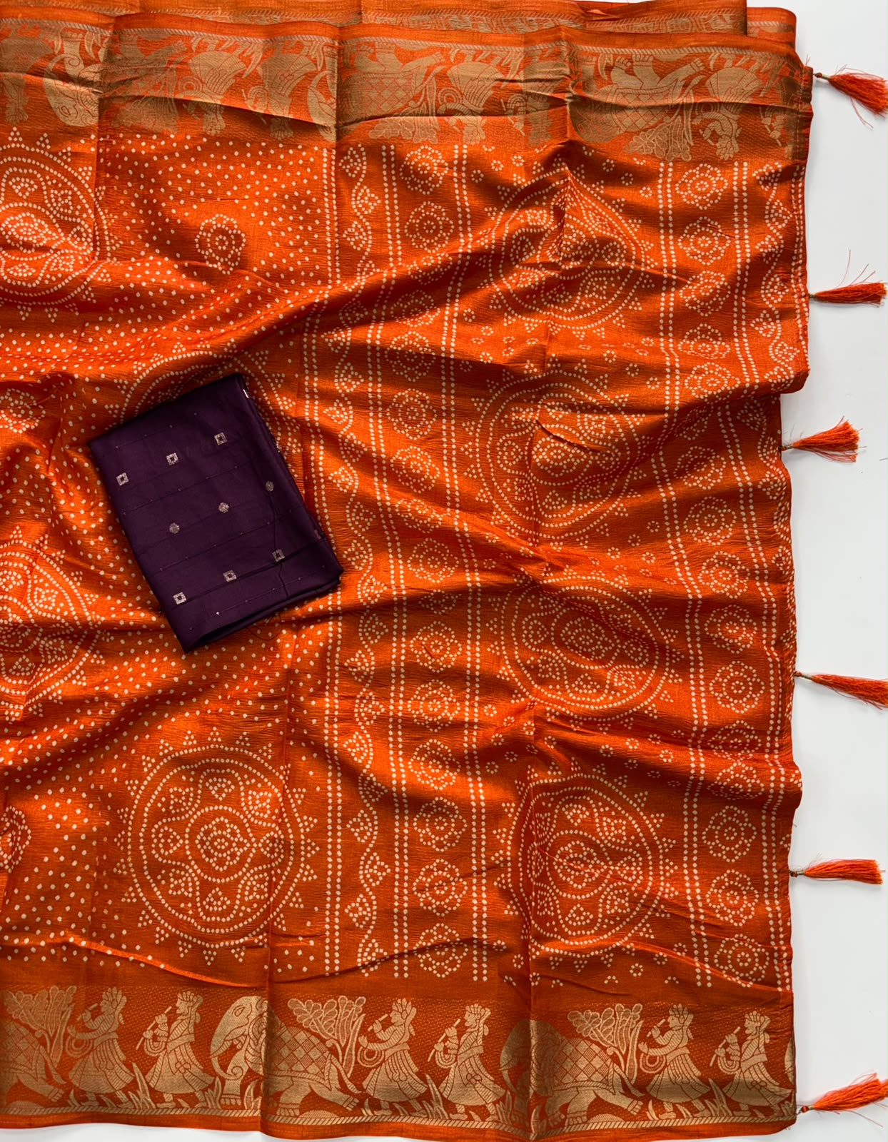 Dazzling Function Wear Soft Silk Jacquard Border n Rich Pallu Fancy Saree With Contrast Blouse Piece