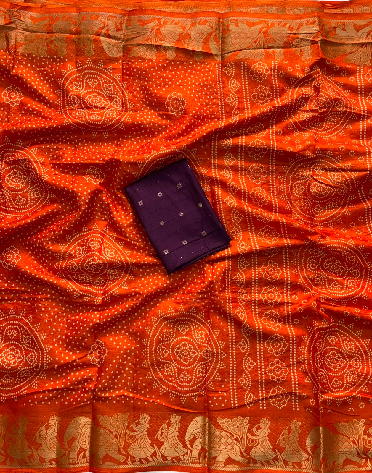 Dazzling Function Wear Soft Silk Jacquard Border n Rich Pallu Fancy Saree With Contrast Blouse Piece