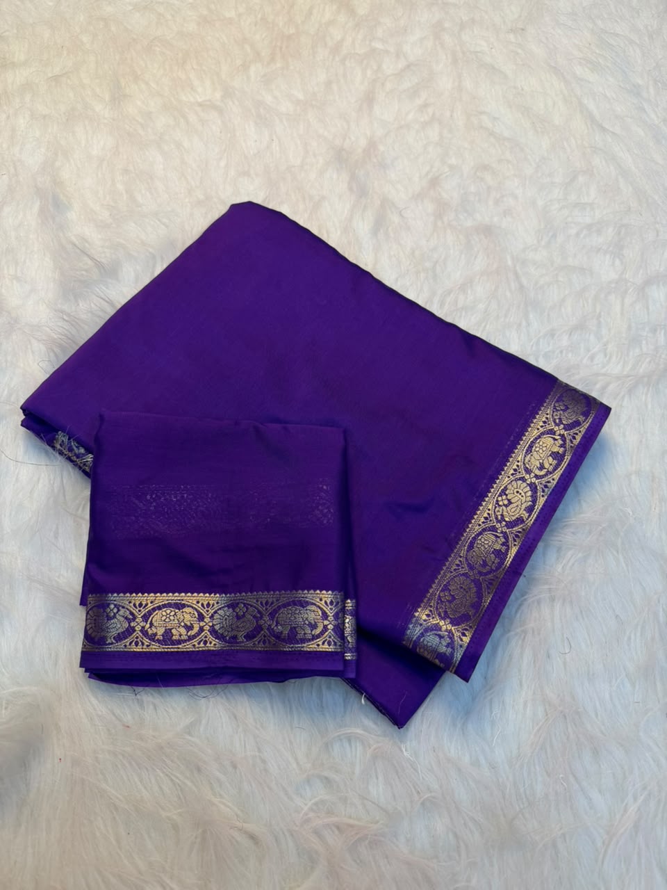 Traditional Function Wear Viscose Georgette Zari Border Rich Pallu Fancy Saree With Blouse Piece