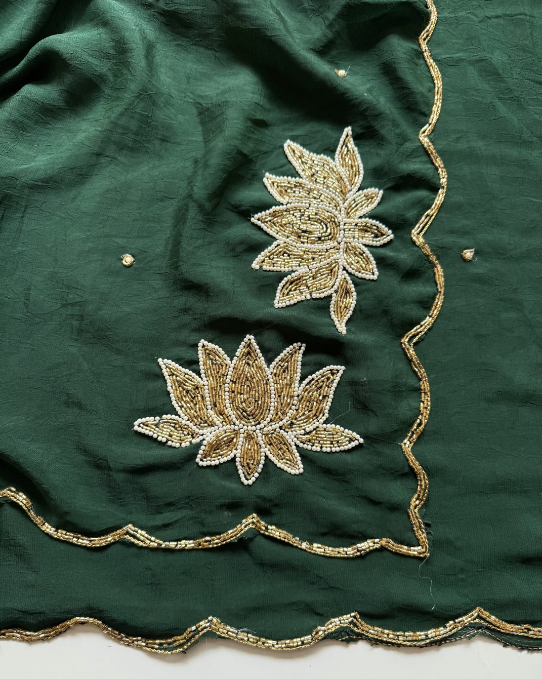 Glamorous Party Wear Soft Rangoli Silk Handwork n Butti Design Saree With Blouse Piece