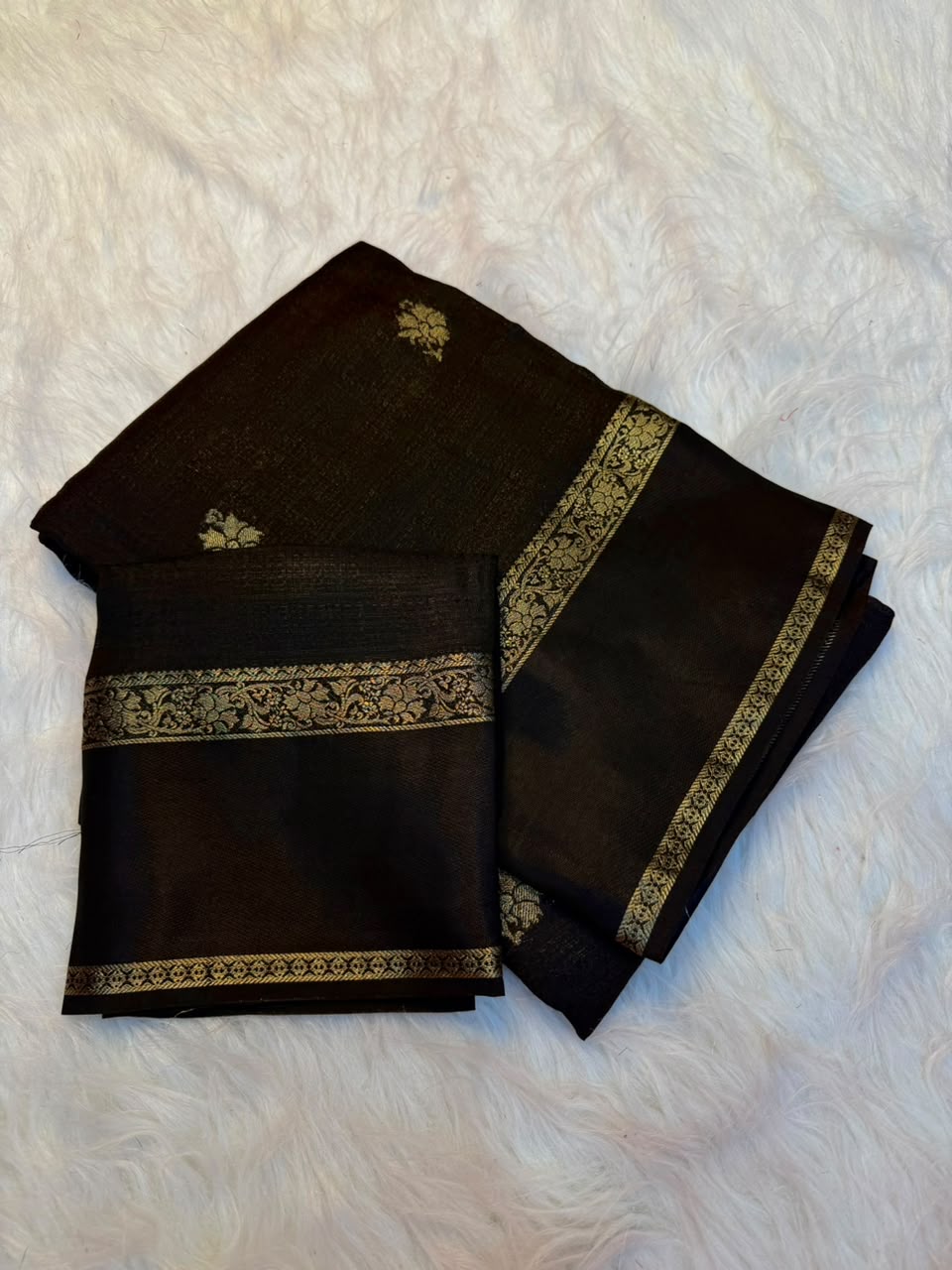 Mellifluous Function Wear Soft Viscose Silk Jacquard Design n Satin Border Fancy Saree With Blouse Piece