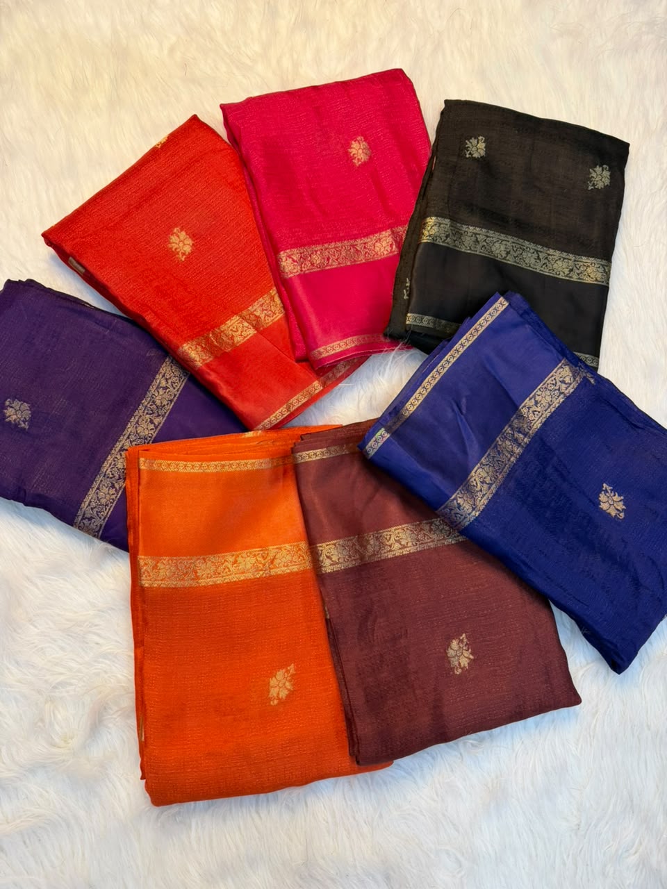 Mellifluous Function Wear Soft Viscose Silk Jacquard Design n Satin Border Fancy Saree With Blouse Piece