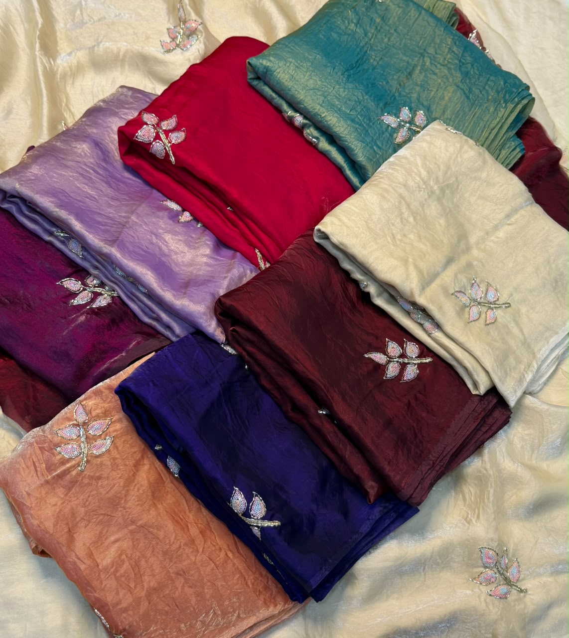 Effervescent Festive Wear Silk Embroidery n Sequence Work Fancy Saree With Blouse Piece
