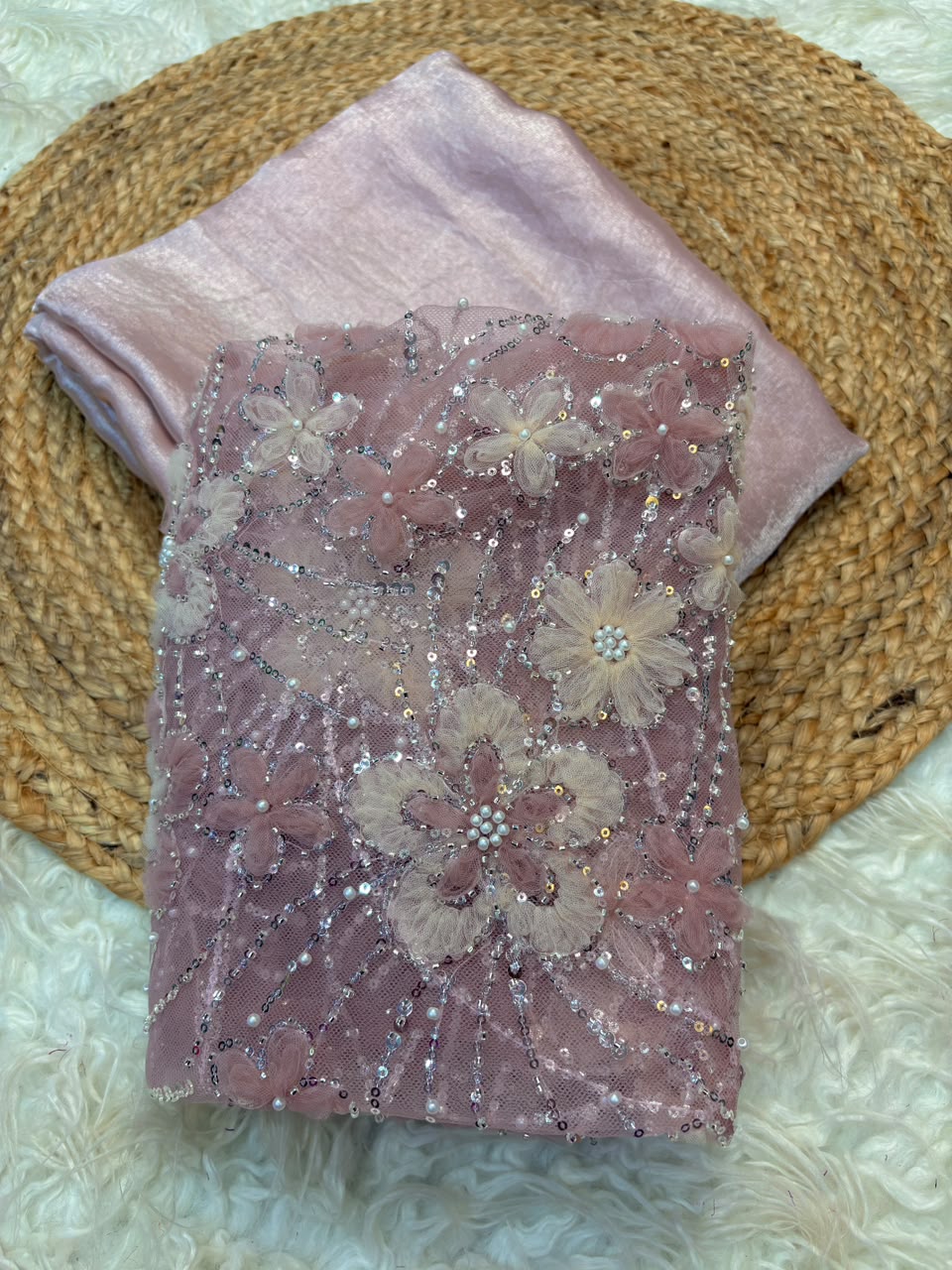 Heritage Festive Wear Rangoli Crush Silk Heavy Beads Work Blouse For Women