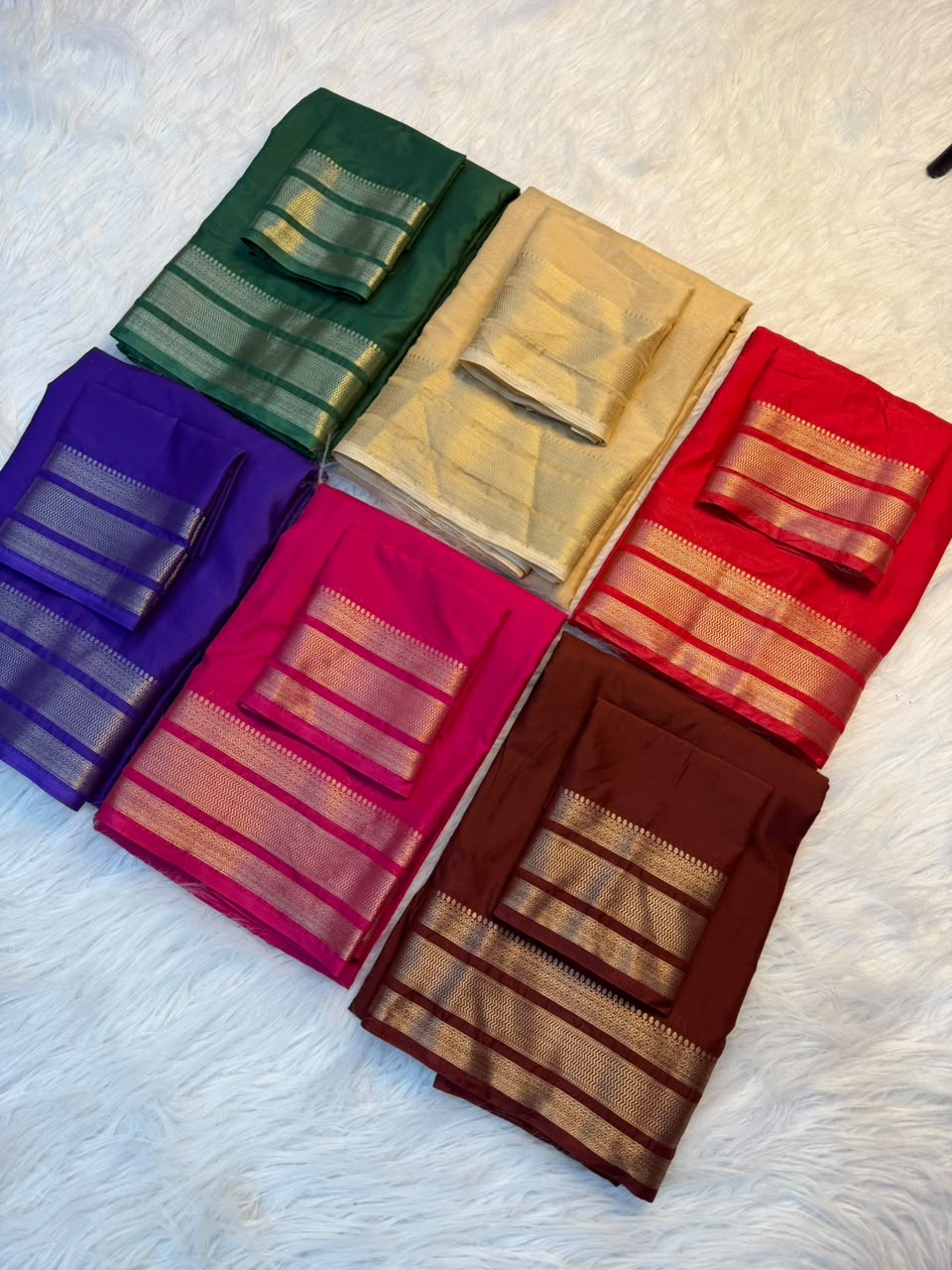 Effervescent Function Wear Viscose Georgette Jacquard Weaving Border Fancy Saree With Blouse Piece