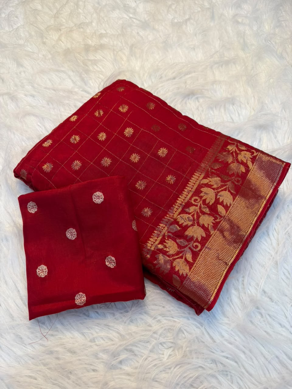 Desirable Festive Wear Viscose Georgette Jacquard Weaving Work Designer Saree With Blouse Piece