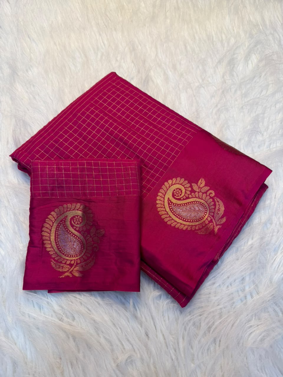 Marvellous Festive Wear Crape Silk Jacquard Border Rich Pallu Fancy Saree With Blouse Piece
