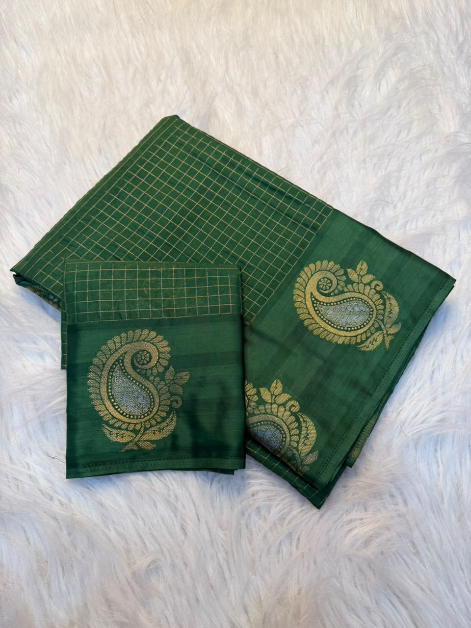 Marvellous Festive Wear Crape Silk Jacquard Border Rich Pallu Fancy Saree With Blouse Piece