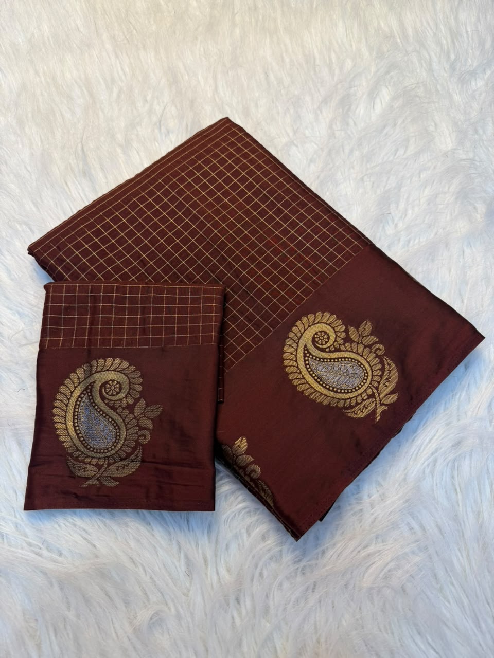 Marvellous Festive Wear Crape Silk Jacquard Border Rich Pallu Fancy Saree With Blouse Piece