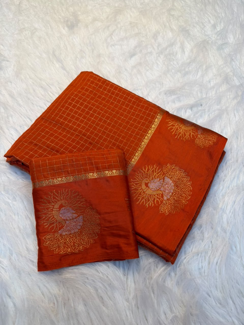 Whimsical Party Wear Crape Silk Jacquard Border Rich Pallu Fancy Saree With Blouse Piece