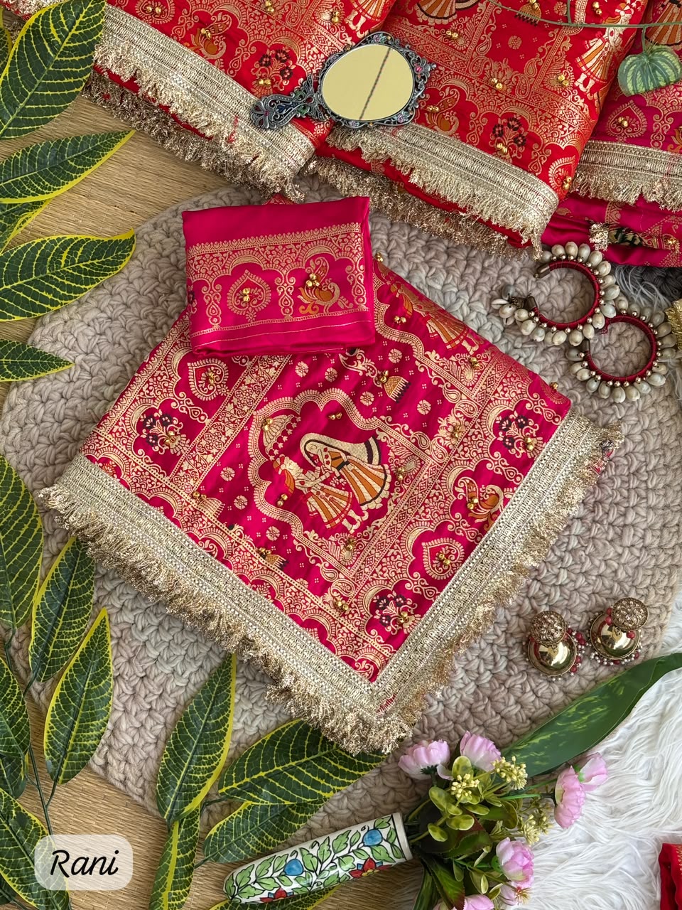 Regal Wedding Wear Banarasi Silk Heavy Border Fancy Saree With Elegant Blouse Piece