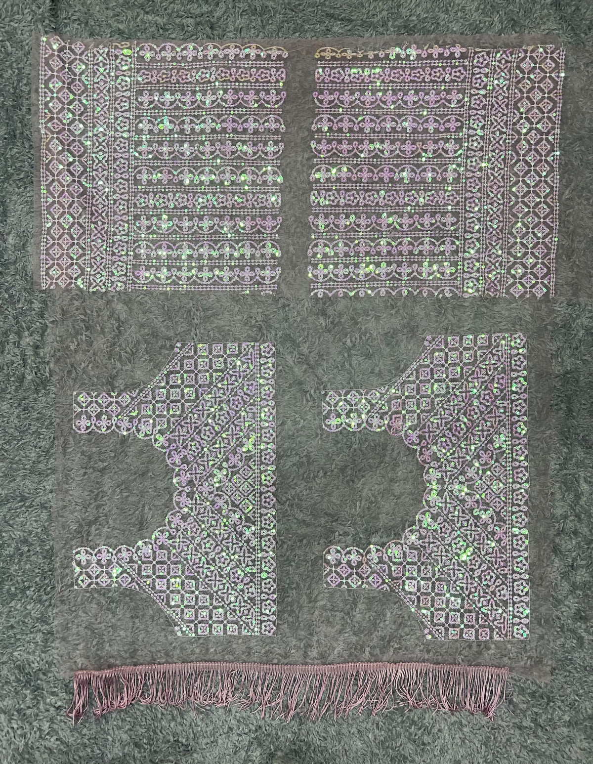 Evocative Party Wear Soft Net Embroidery Sequence n Tussles Work Fancy Saree With Blouse Piece
