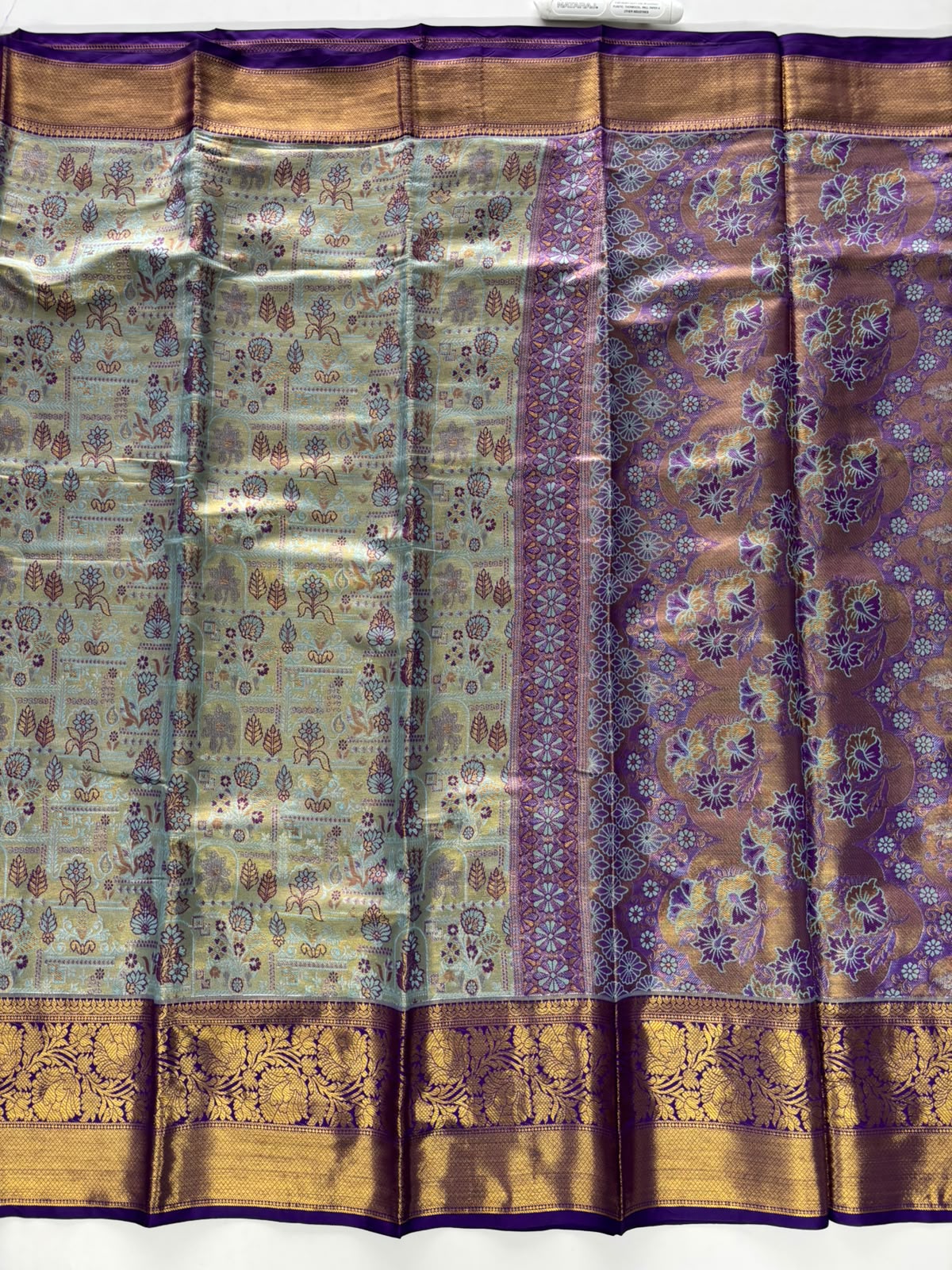 New Function Wear Kanjivaram Silk Jacquard Border Saree With Blouse Piece