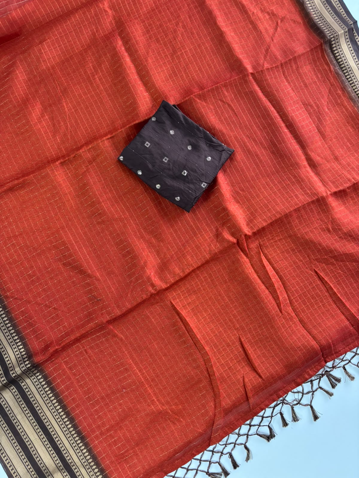 New Party Wear Soft Silk Jacquard Border Fancy Saree With Blouse Piece
