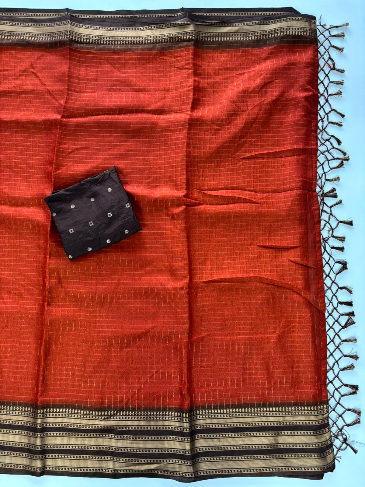 New Party Wear Soft Silk Jacquard Border Fancy Saree With Blouse Piece