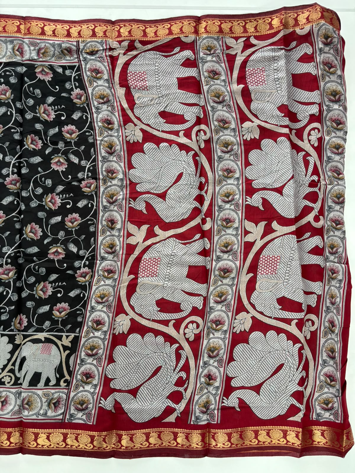 New Function Wear Silk Jacquard Border Rich Pallu Fancy Saree